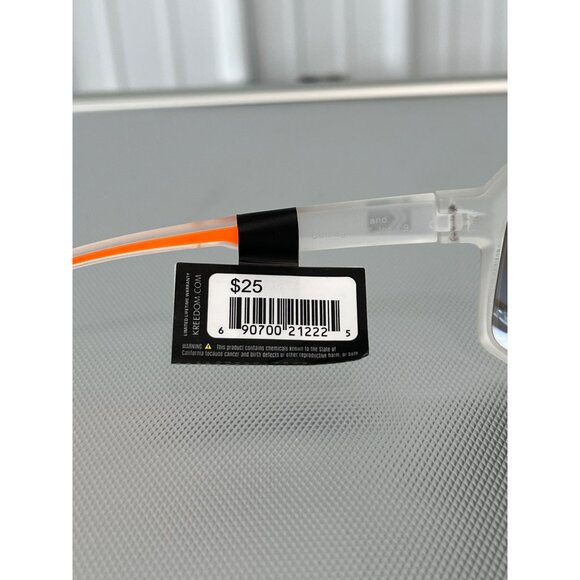 Kreedom Orion Polycarbonate Sports Sunglasses UV Protection Clear Orange NEW - Picture 5 of 7